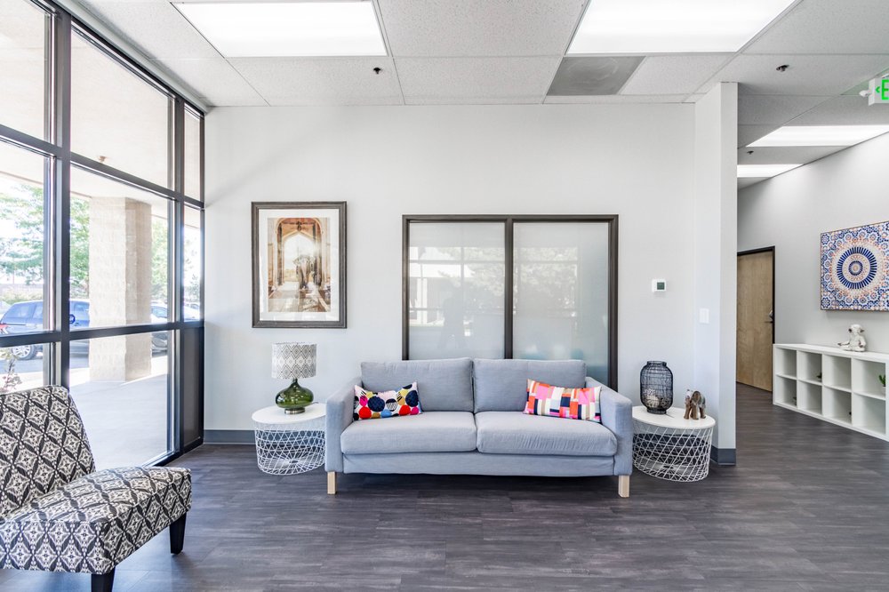 Waiting area in entrance to Northpoint Imagine Nampa
