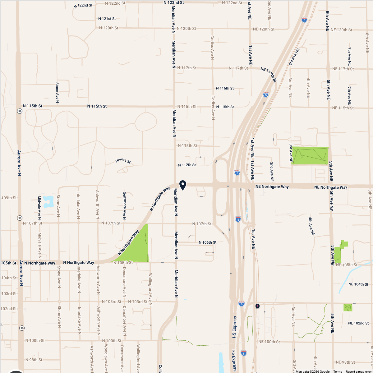 Map showing Imagine Seattle